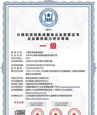 計(jì)算機(jī)系統(tǒng)集成服務(wù)企業(yè)資質(zhì)證書(shū) 投標(biāo)加分的利器，ESCE認(rèn)證多網(wǎng)可查